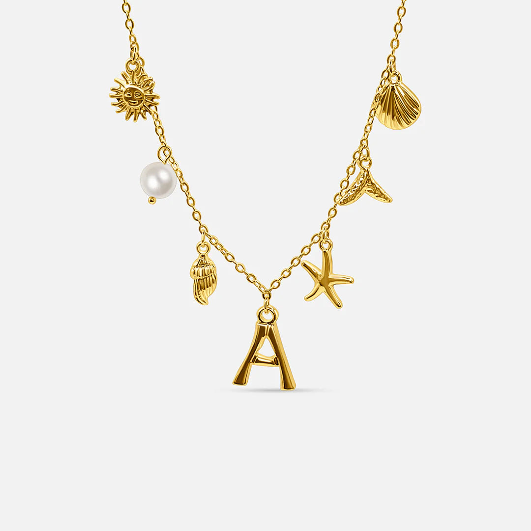 Auris Ocean Letter Necklace
