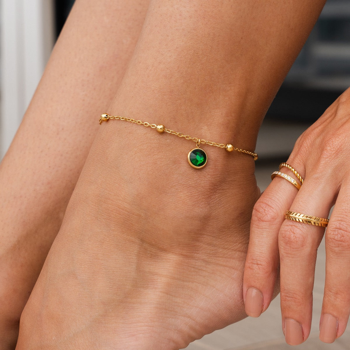 Dubai Ball Chain Anklet