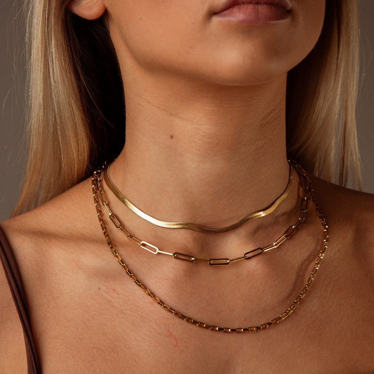 Orvara Snake Chain Necklace