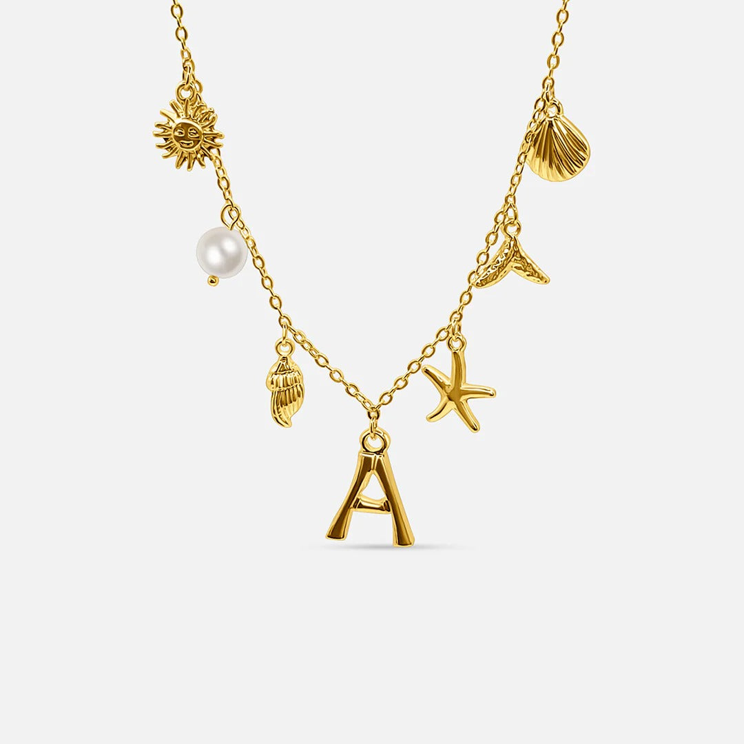 Auris Ocean Letter Necklace