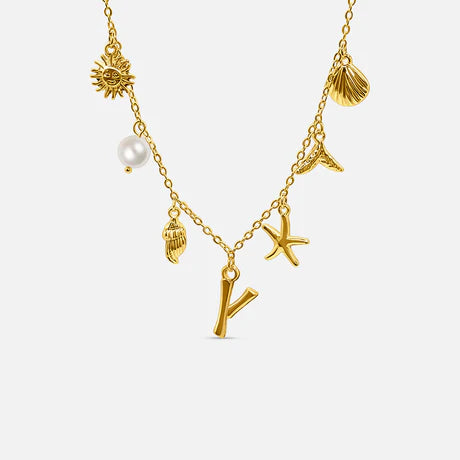 Auris Ocean Letter Necklace