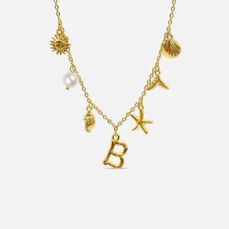 Auris Ocean Letter Necklace