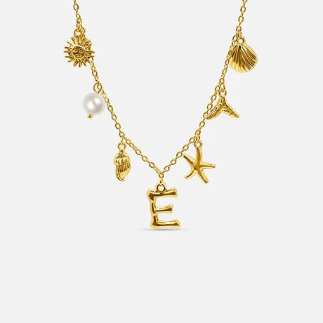 Auris Ocean Letter Necklace