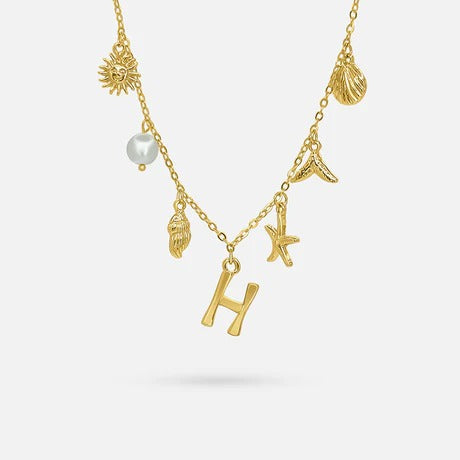 Auris Ocean Letter Necklace