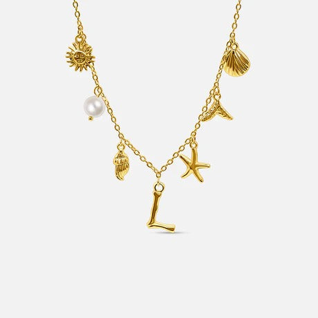 Auris Ocean Letter Necklace