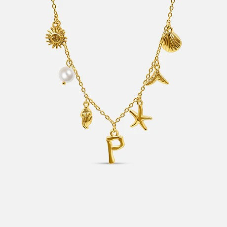 Auris Ocean Letter Necklace